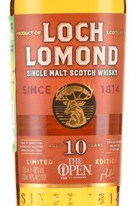 Loch Lomond Single Malt 10 Years Old - виски Лох Ломонд Сингл Молт 10 лет 0.7 л в п/у