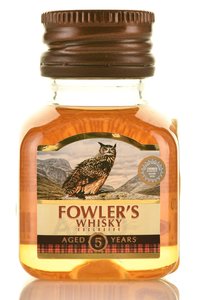 Fowler’s - виски зерновой Фоулерс 0.05 л