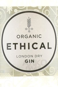 Ethical Organic London Dry Gin - Этика Органик Лондон Драй Джин 0.7 л