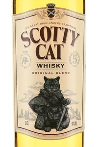 Scotty Cat 5 Years Old - Виски Скотти Кэт 5 лет 0.5 л