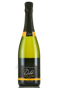 Champagne Delot Blanc De Noirs Brut - шампанское Шампань Дело Блан де Нуар Брют 0.75 л белое брют