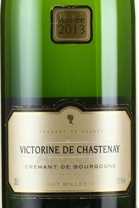 Crеmant de Bourgogne Victorine de Chastenay Millesime - вино игристое Креман Де Бургонь Викторин Де Шастене Миллезим 3 л белое экстра брют в п/у