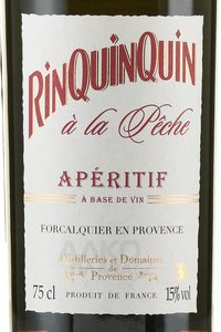 RinQuinQuin Peche - аперитив РинКуинКуин персиковый 0.75 л