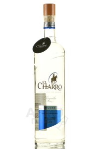 El Charro Premium Silver 100% Puro de Agave - текила Эль Чарро Премиум Сильвер 100% Пуро де Агаве 0.75 л в п/у