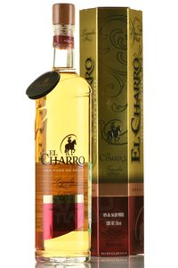 El Charro Premium Anejo 100% Puro de Agave - текила Эль Чарро Премиум Аньехо 100% Пуро де Агаве 0.75 л в п/у