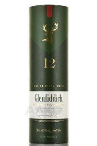Glenfiddich 12 years old - виски Гленфиддик 12 лет 0.7 л в тубе
