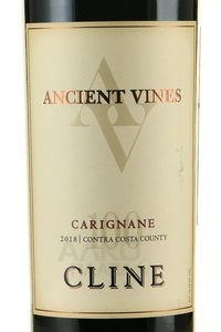 американское вино Cline Ancient Vines Carignane 0.75 л этикетка