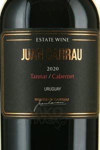 Juan Carrau Gran Reserva Tannat-Cabernet - вино Хуан Каррау Таннат Каберне Гран Резерва 0.75 л красное сухое