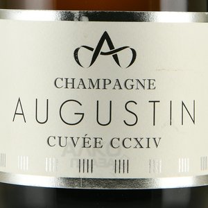 Champagne Augustin Cuvee CCXIV - шампанское Шампань Августин Кюве 214 1.5 л белое брют в п/у