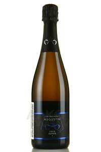 Champagne Augustin Coeur Saphyr - шампанское Шампань Августин Кёр Сафир 0.75 л белое брют