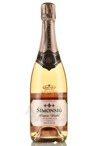 Simonsig Kaapse Vonkel Cap Classique Brut Rose - вино игристое Симонсиг Каапс Вонкель Кап Классик Брют Розе 0.75 л брют розовое