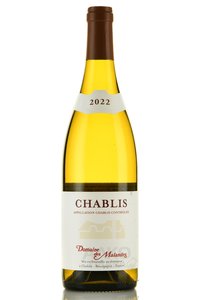 Domaine des Malandes Chablis - вино Домэн де Маланд Шабли 0.75 л белое сухое