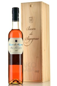 Baron de Sigognac 1987 - арманьяк Барон де Сигоньяк 1987 год 0.5 л в д/у