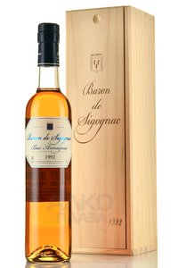 Baron de Sigognac 1992 - арманьяк Барон де Сигоньяк 1992 год 0.5 л в д/у