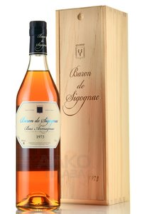 Baron de Sigognac 1973 - арманьяк Барон де Сигоньяк 1973 год 0.7 л в д/у