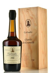 Charles de Granville 1986 - кальвадос Шарль де Гранвиль 1986 год 0.7 л в д/у