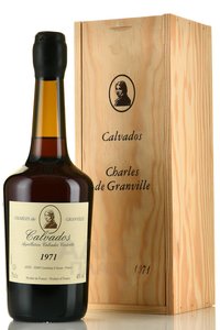 Charles de Granville 1971 - кальвадос Шарль де Гранвиль 1971 год 0.7 л в д/у