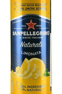 Напиток безалкогольный газированный Санпеллегрино Лимон 0.33 л ж/б
