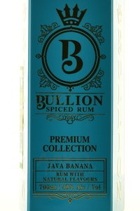 Bullion Spiced Rum Java Banana - ром Булион Спайсд Ром Ява Банана 0.7 л