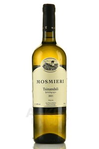 Вино Цинандали Мосмиери 0.75 л белое сухое