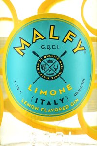 Malfy Gin con Limone - джин Малфи Джин кон Лимоне 1.75 л