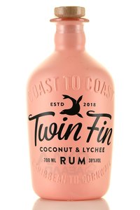 Twin Fin Coconut & Lychee Rum - Твин Фин Кокос и Личи Ром 0.7 л