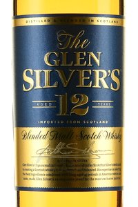 Glen Silver’s 12 Years Old - виски купаж. солодовый Глен Сильверс 12 лет 0.7 л в п/у