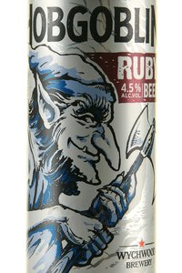 Wychwood Hobgoblin Ruby - пиво Вичвуд Хобгоблин Руби 0.5 л темное фильтрованное ж/б