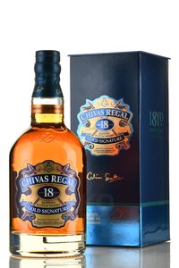 Chivas Regal 18 years - виски Чивас Ригал 18 лет 0.7 л