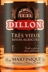 Dillon Agricole Tres Vieux VSOP Martinique AOC - ром Диллон Агриколь Тре Вьё ВСОП Мартиника АОС 0.7 л