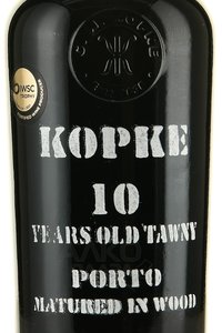 Kopke Porto 10 years - портвейн Копке Порто 10-летний 0.75 л