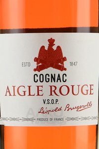 Brugerolle Aigle Rouge VSOP - коньяк Брюжроль Игл Руж ВСОП четырехлетний 0.7 л