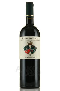 вино Сассоаллоро Тоскана 0.75 л красное сухое 