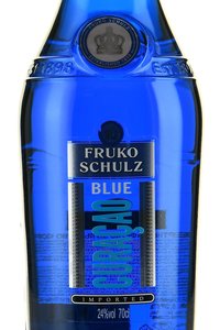Fruko Schulz Blue Curacao - ликер Фруко Шульц Блю Курасао 0.7 л
