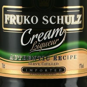 Fruko Schulz Cream - ликер Фруко Шульц сливочный 0.7 л