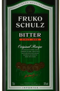 Fruko Shulz Bitter - настойка горькая Фруко Шульц Биттер 0.7 л