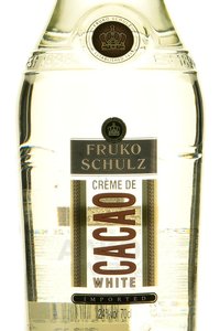 Fruko Schulz Creme De Cacao White - ликер Фруко Шульц Крем де Какао белый 0.7 л