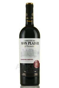 Вино Каберне-Мерло серии Шато Монплезир Премиум 0.75 л красное сухое