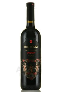 Вино Саперави Олд Телави 0.75 л красное сухое