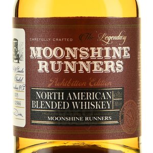 Moonshine Runners North American Blended Whiskey - виски зерновой Муншайн Раннерс Североамериканский 0.7 л