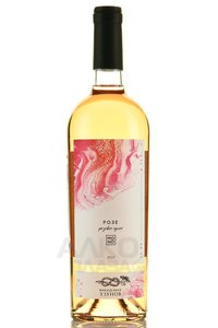 Вино Моно Розе 0.75 л розовое сухое Узунов