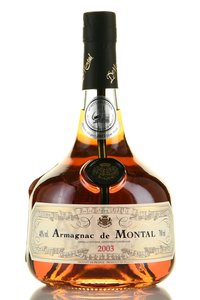 Armagnac Bas Armagnac de Montal 2003 years - Арманьяк Баз Арманьяк де Монталь 2003 года 0.7 л