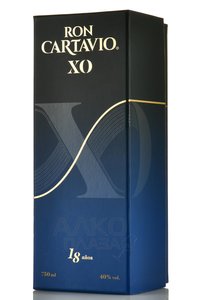 Ron Cartavio XO 18 anos gift box - ром Картавио ХО 18 лет 0.75 л выдержанный в п/у