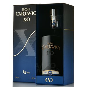 Ron Cartavio XO 18 anos gift box - ром Картавио ХО 18 лет 0.75 л выдержанный в п/у