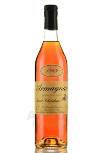 Armagnac Saint Christeau Millesime 1969 - арманьяк Сент Кристо Миллезимэ 1969 года 0.7 л в п/у