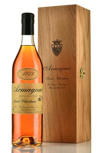 Armagnac Saint Christeau Millesime 1973 - арманьяк Сент Кристо Миллезимэ 1973 года 0.7 л в п/у