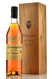 Armagnac Saint Christeau Millesime 1974 - арманьяк Сент Кристо Миллезимэ 1974 года 0.7 л в п/у