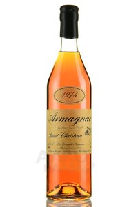 Armagnac Saint Christeau Millesime 1974 - арманьяк Сент Кристо Миллезимэ 1974 года 0.7 л в п/у