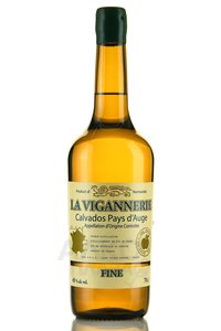 La Vigannerie Fine with gift box - кальвадос Ла Виганери Фин 0.7 л в п/у