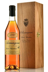 Armagnac Saint Christeau Millesime 1990 - арманьяк Сент Кристо Миллезимэ 1990 года 0.7 л в п/у